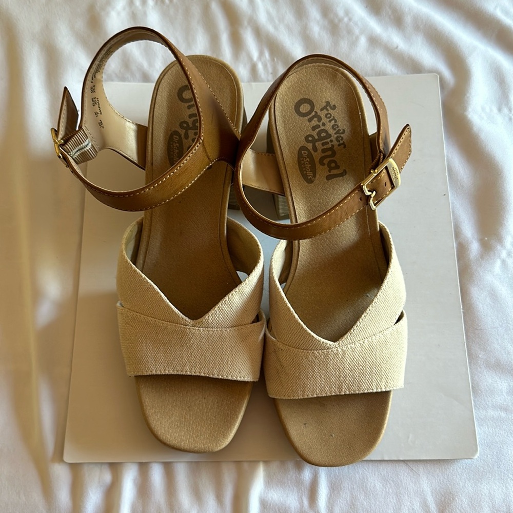 Dr Scholl’s Mariah off white sz 9.5